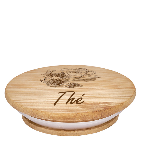 Coperchio in legno "Thé" per WECK RR100