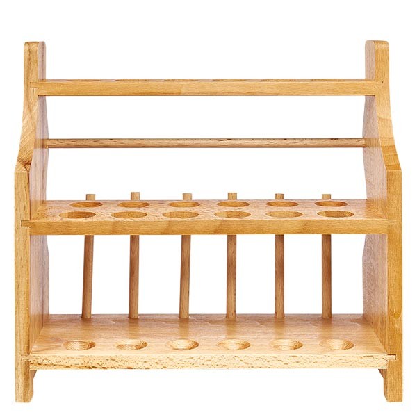 Portaprovette in legno, per vasi fino a circa 18 mm di Ø