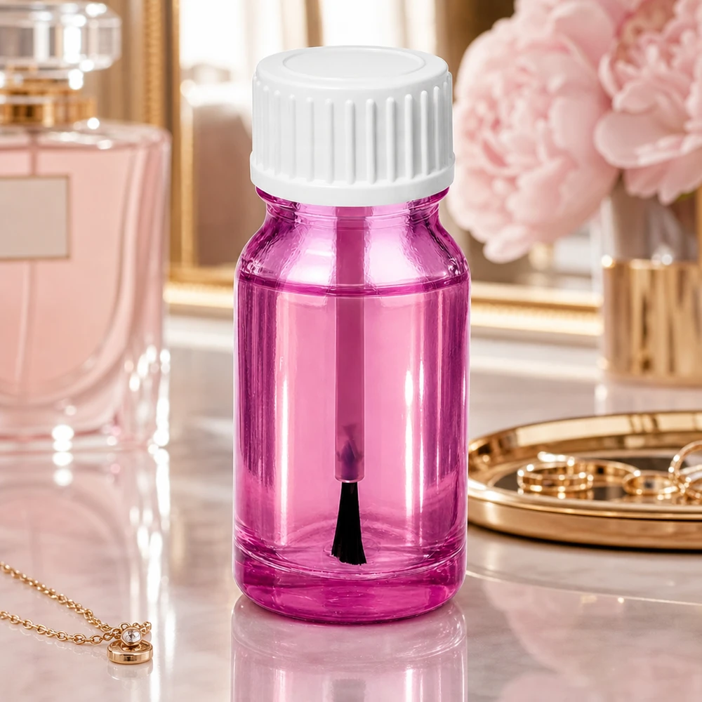 Flacone a pennello da 10ml PurpleLine UT18/10 standard bianco Flacone professionale per pennelli da 10 ml bianco STD PurpleLine UT18/10 per saloni di bellezza ed estetisti