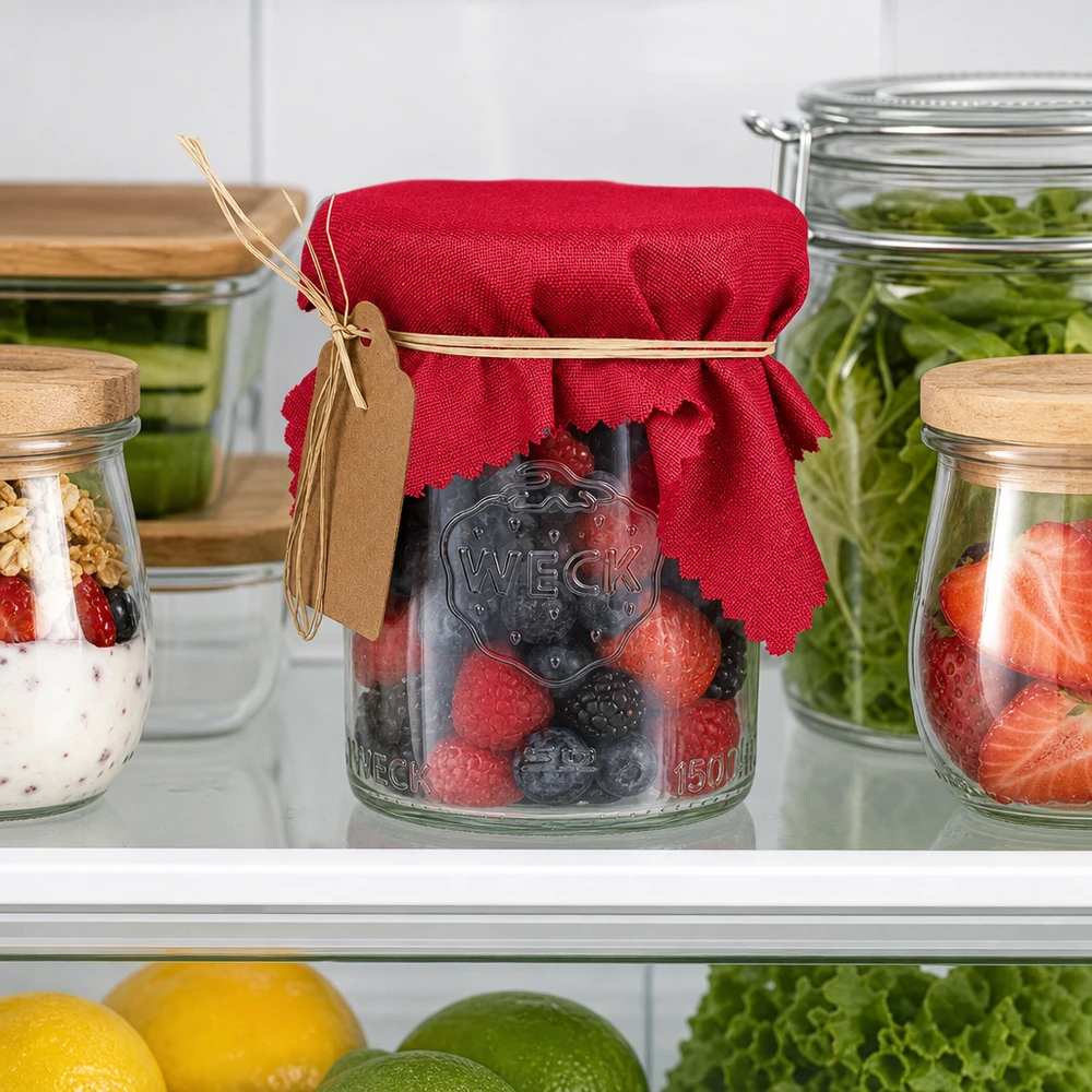 Centrino decorativo in tessuto bordeaux 12 cm quadrati