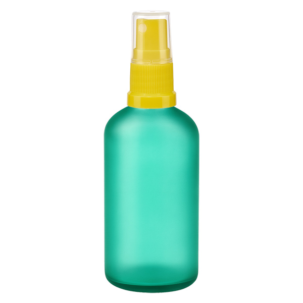 Flacone spray da 100 ml giallo/trasparente STD GreenLine UT18/100 Flacone spray da 100 ml giallo/trasparente STD GreenLine UT18/100