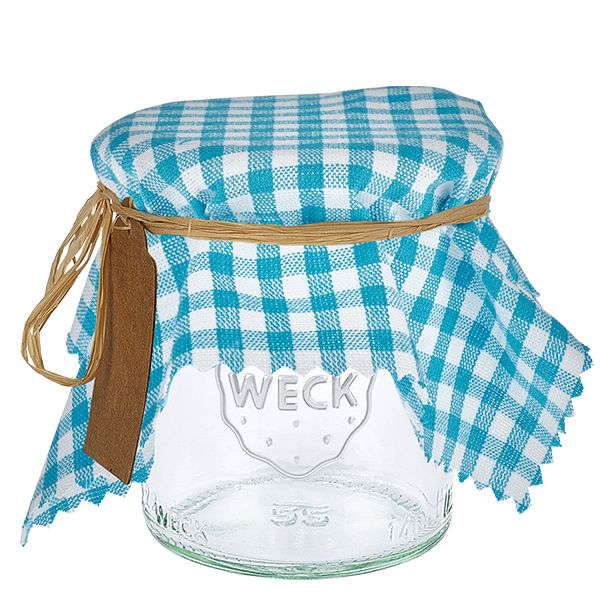 Centrino per gioielli in tessuto turchese quadrato da 15 cm