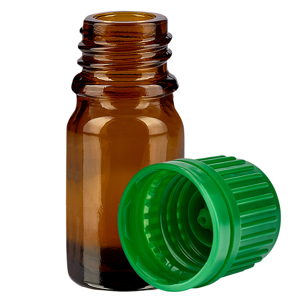 Bottiglia da 5ml 11mm SV verde OV BrownLine UT18/5