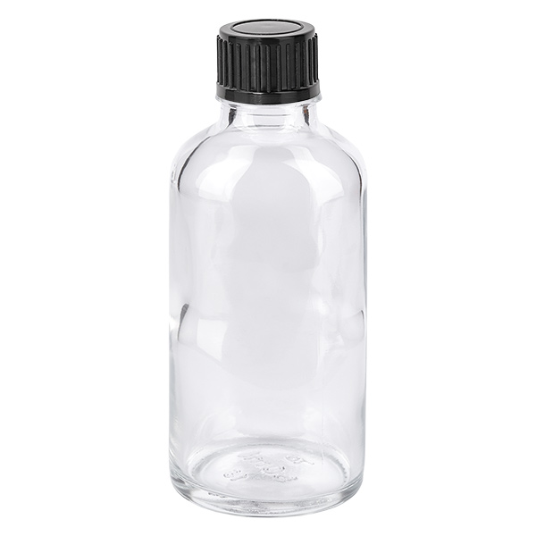 Bottiglia da 50ml 11mm SV nero STD ClearLine UT18/50