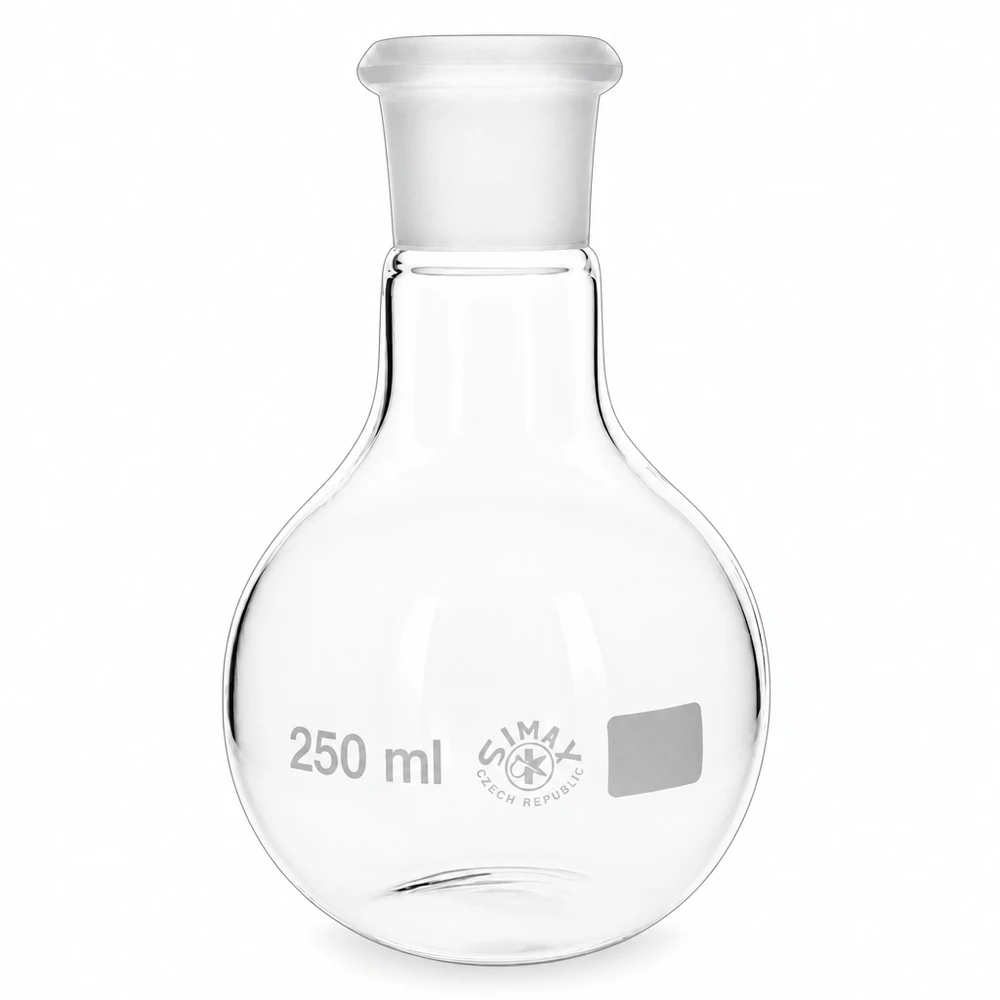 Matraccio da 250 ml con giunto standard smerigliato (29/32) Vetreria da laboratorio Pallone da 250 ml con giunto smerigliato standard per l'analisi