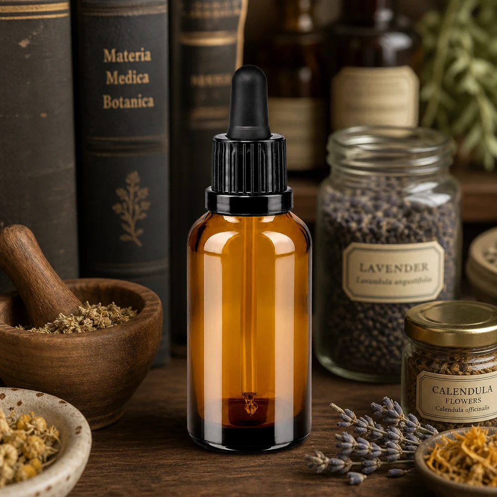 Flacone in vetro compatto da 30 ml con pipetta, ideale per i viaggi e le applicazioni mobili in movimento