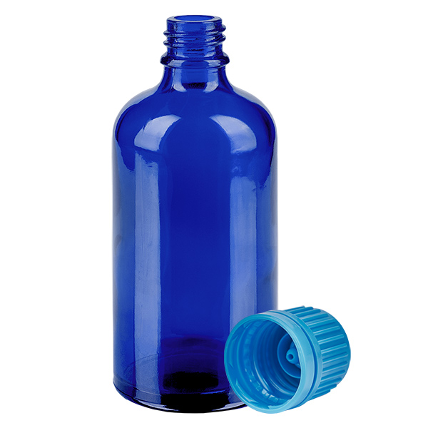 Bottiglia da 100ml 11mm SV blu OV BlueLine UT18/100