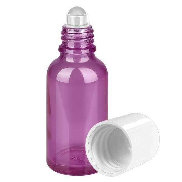 Flacone roll-on da 30 ml bianco standard PurpleLine UT18/30