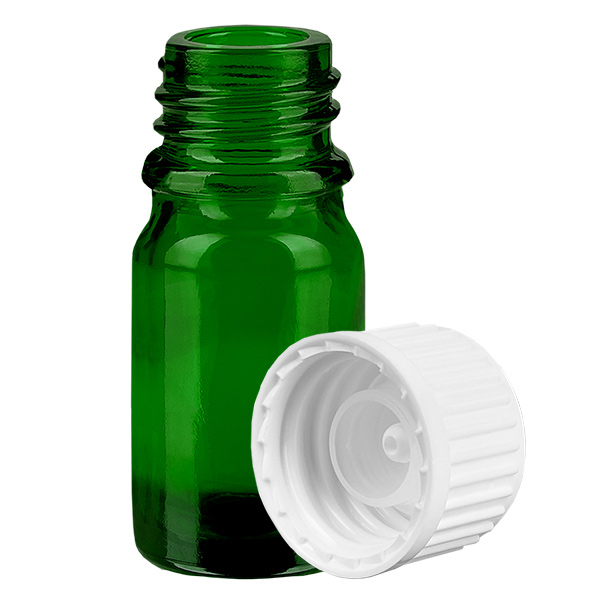 Flacone da 5ml (globulo) 3mm GR c. STD GreenLine UT18/5