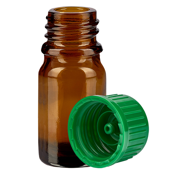 Flacone da 5 ml 11 mm SV verde STD BrownLine UT18/5