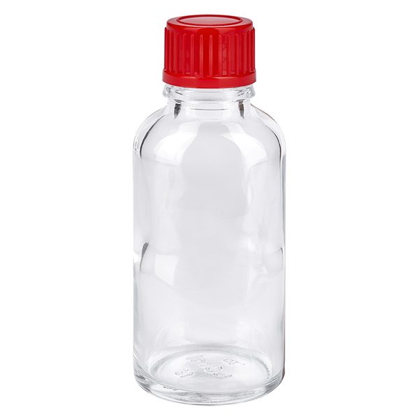 Bottiglia da 30ml 11mm SV rosso STD ClearLine UT18/30