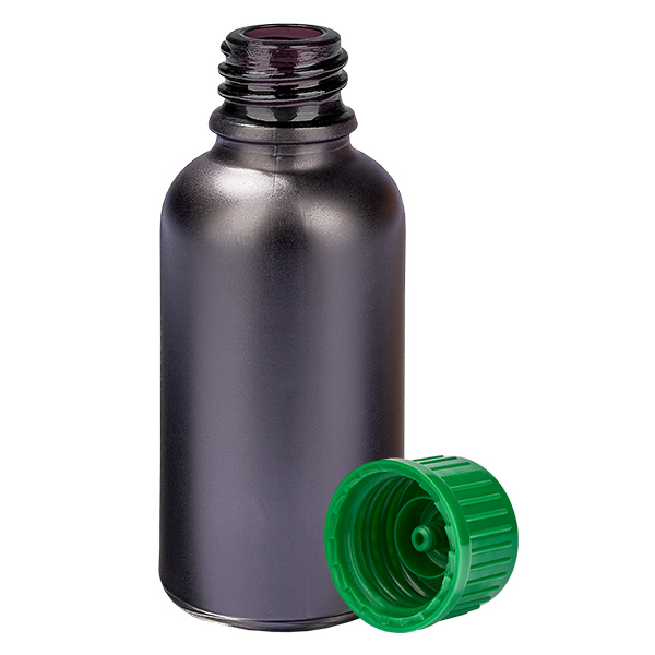 Bottiglia da 30ml 11mm SV verde STD BlackLine UT18/30