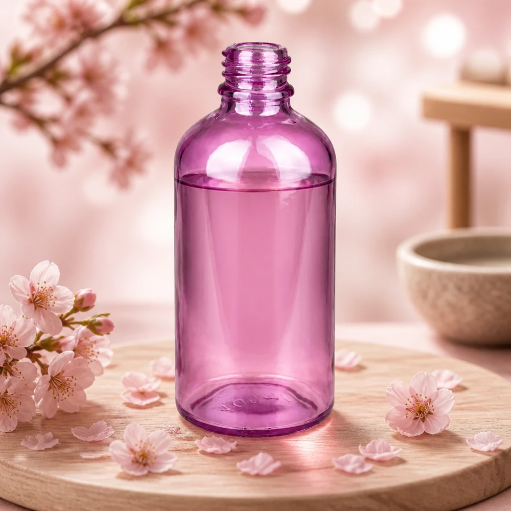 Bottiglia da farmacia da 100 ml PurpleLine UT18/100 UNiTWIST Elegante flacone da farmacia PurpleLine da 100 ml dalla forma classica per prodotti di bellezza e benessere