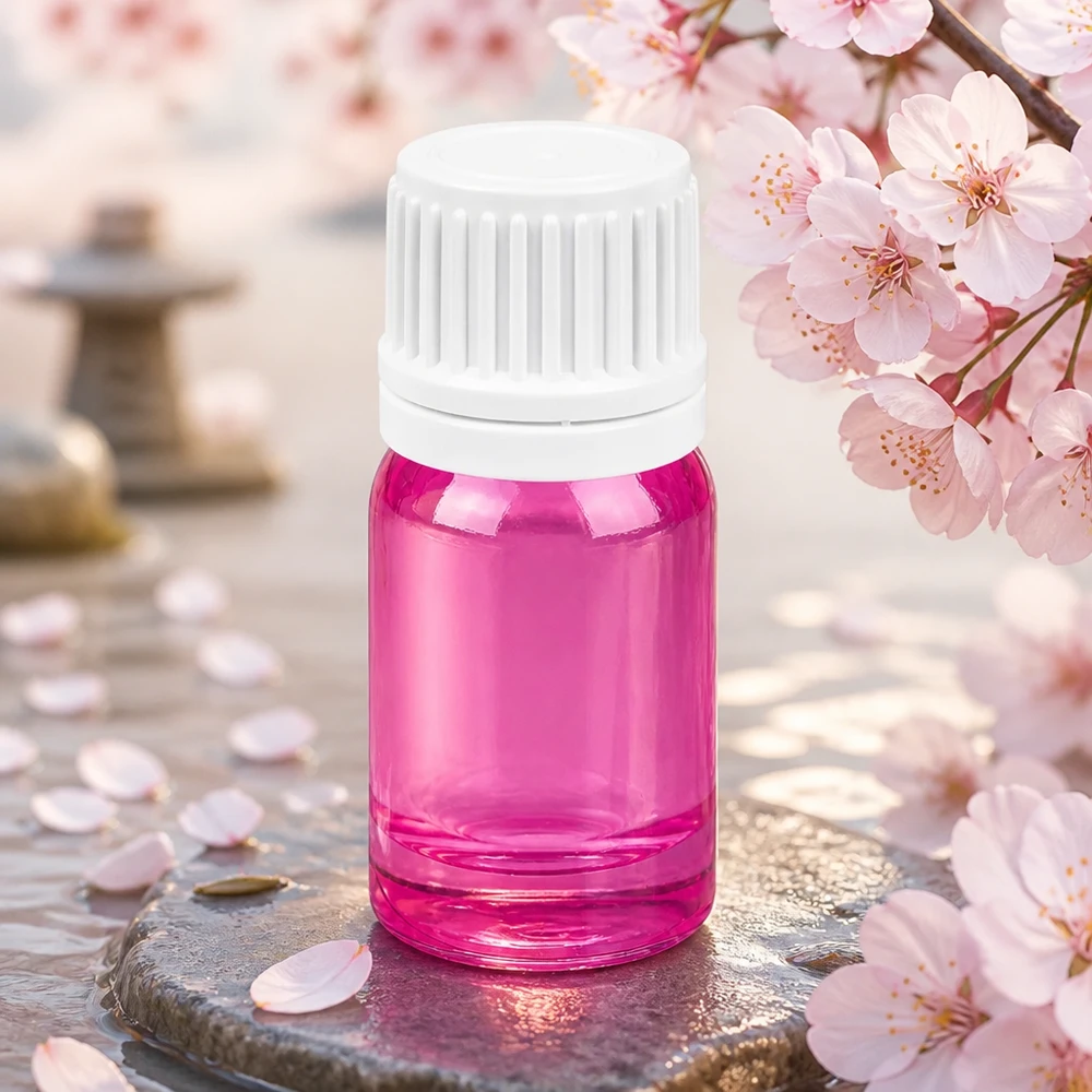 Bottiglia da 5ml tappo a vite 11mm bianco Originality tappo a vite PurpleLine UT18/5 Flacone viola da 5 ml con tappo bianco ideale per cosmetici fai da te e oli automiscelati