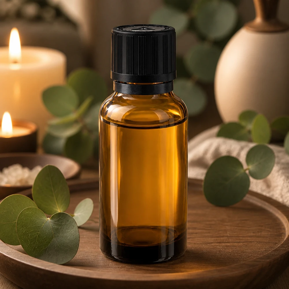 20ml bre. Gocciolatore. OV KiSi Bli nero/1mm ApoGlas Flacone da farmacia in vetro ambrato da 20 ml con tappo di sicurezza per bambini e contagocce da 1 mm su vassoio di legno