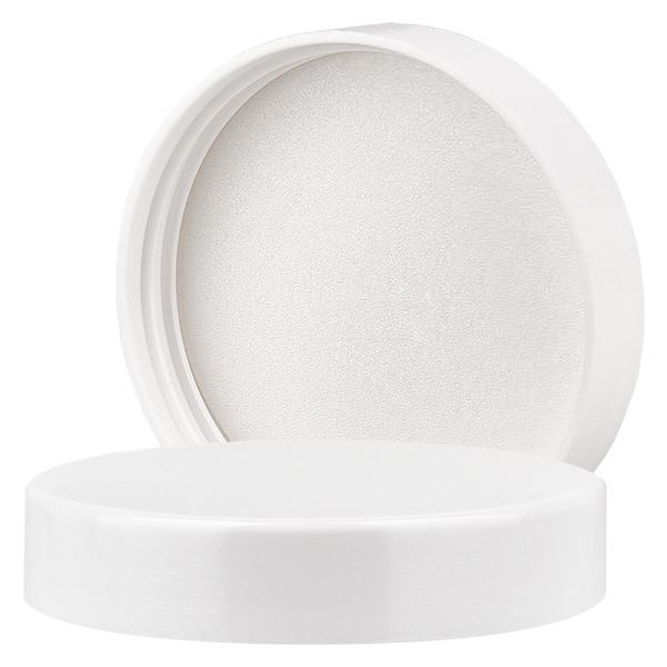 Tappo a vite in bachelite bianco, filettatura 58mm/R3 ApoGlas