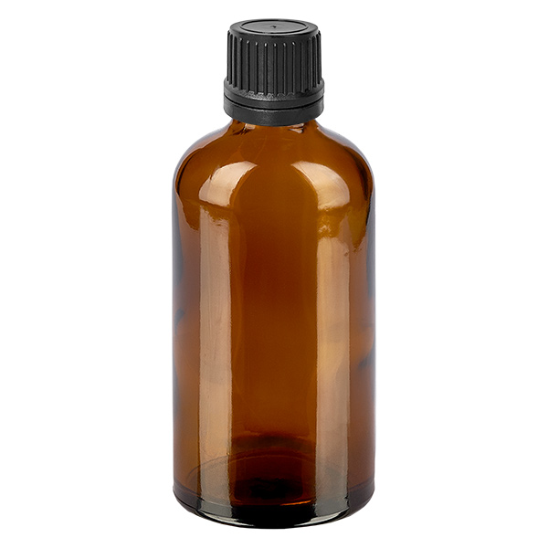 Contagocce da 100 ml fl. 1mm nero OV BrownLine UT18/100