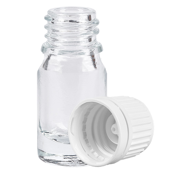 Bottiglia da 5ml 11mm SV bianco OV ClearLine UT18/5