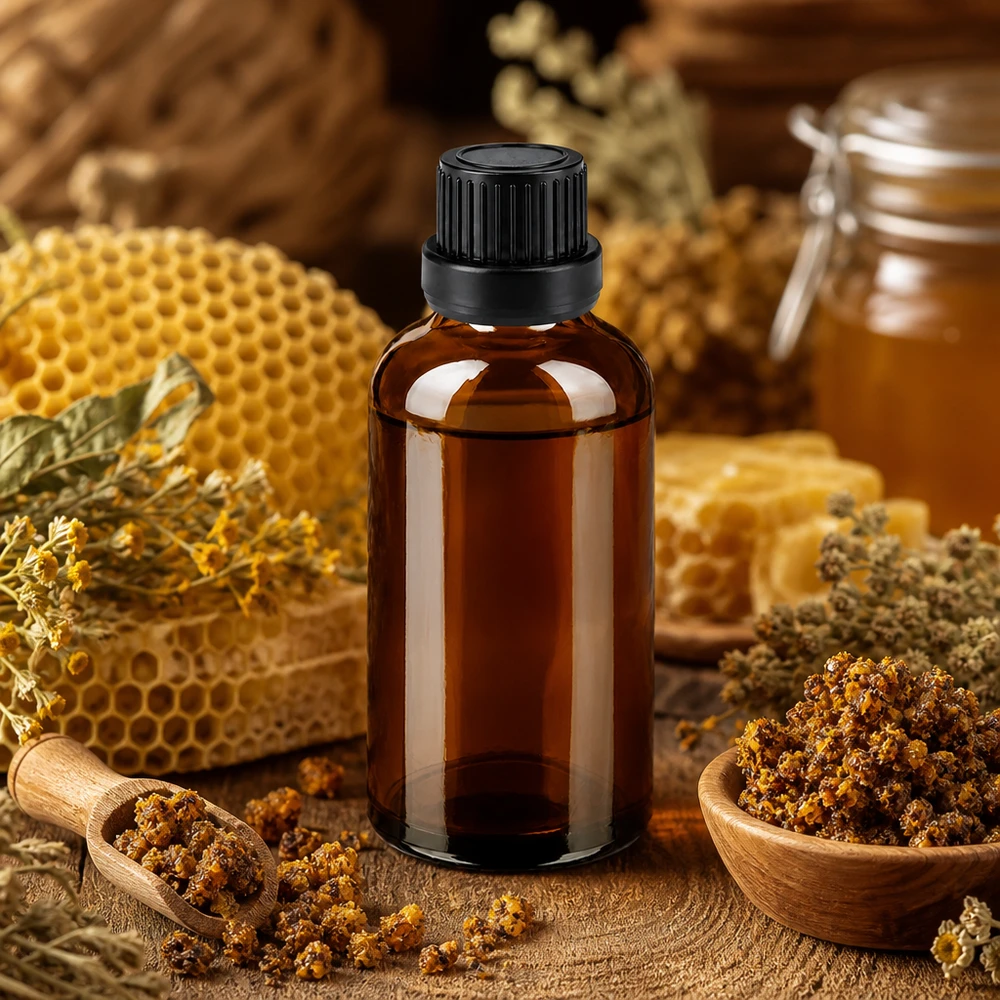 Flacone contagocce da 50 ml 2 mm nero OV BrownLine UT18/50 Flacone contagocce professionale da 50 ml con coperchio nero opaco per oli terapeutici