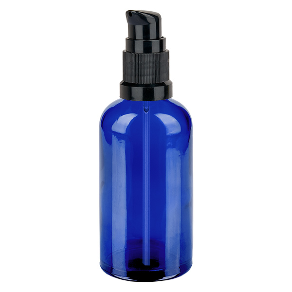 Flacone a pompa da 100 ml nero STD BlueLine UT18/100