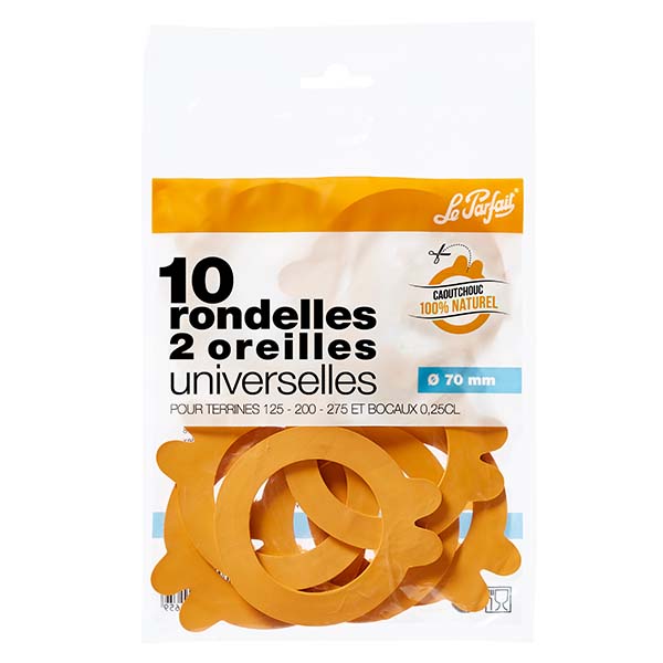 Le Parfait® Super 10 guarnizioni Ø70 mm
