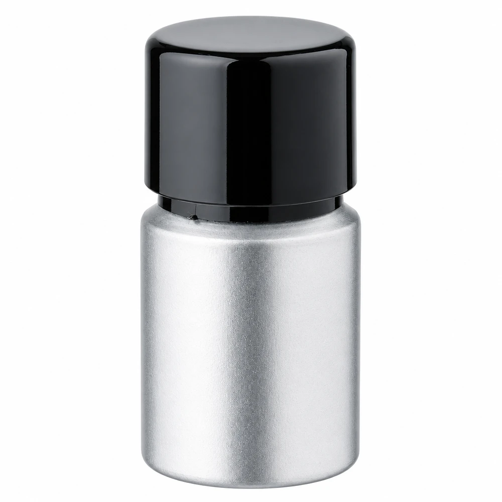 Flacone in alluminio colorato da 10ml con tappo a vite Flacone cilindrico in alluminio da 10 ml con tappo a vite - design sottile per un'elegante confezione del prodotto