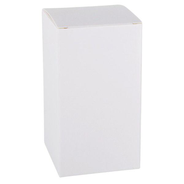 Scatola pieghevole FS2 in cartone bianco, altezza 97 mm Scatola pieghevole FS2 in cartone bianco, altezza 97 mm