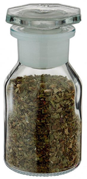 Idea barattolo per spezie: bottiglia a collo alto da 50 ml in vetro trasparente a bocca larga