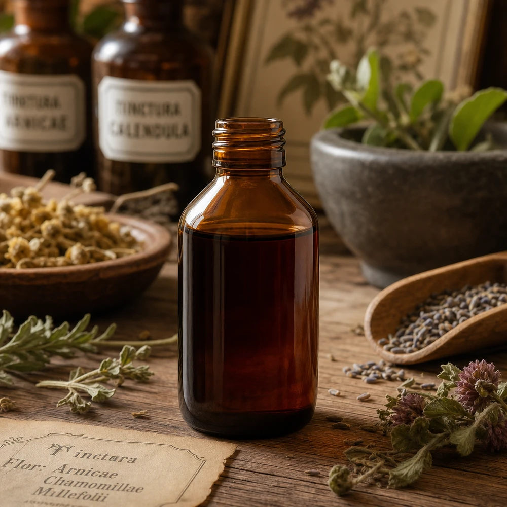 Flacone per medicinali da 100ml marrone, senza tappo PP28 ApoGlas Flacone in vetro marrone da 100 ml PP28 per rimedi omeopatici e oli essenziali senza tappo