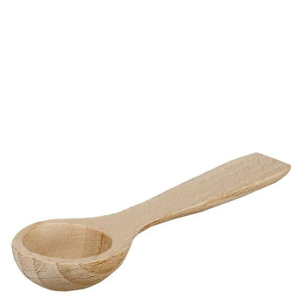 Pala di legno taglia S a forma di cucchiaio lunga 7,7 cm
