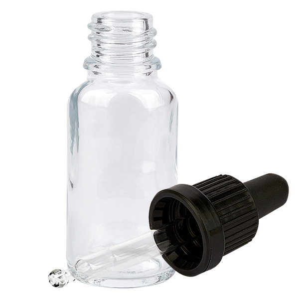 Flacone per pipette da 20 ml nero OV ClearLine UT18/20