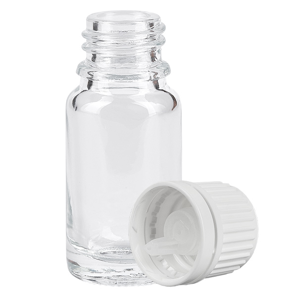 Flacone contagocce da 10 ml 0,7 mm bianco OV ClearLine UT18/10