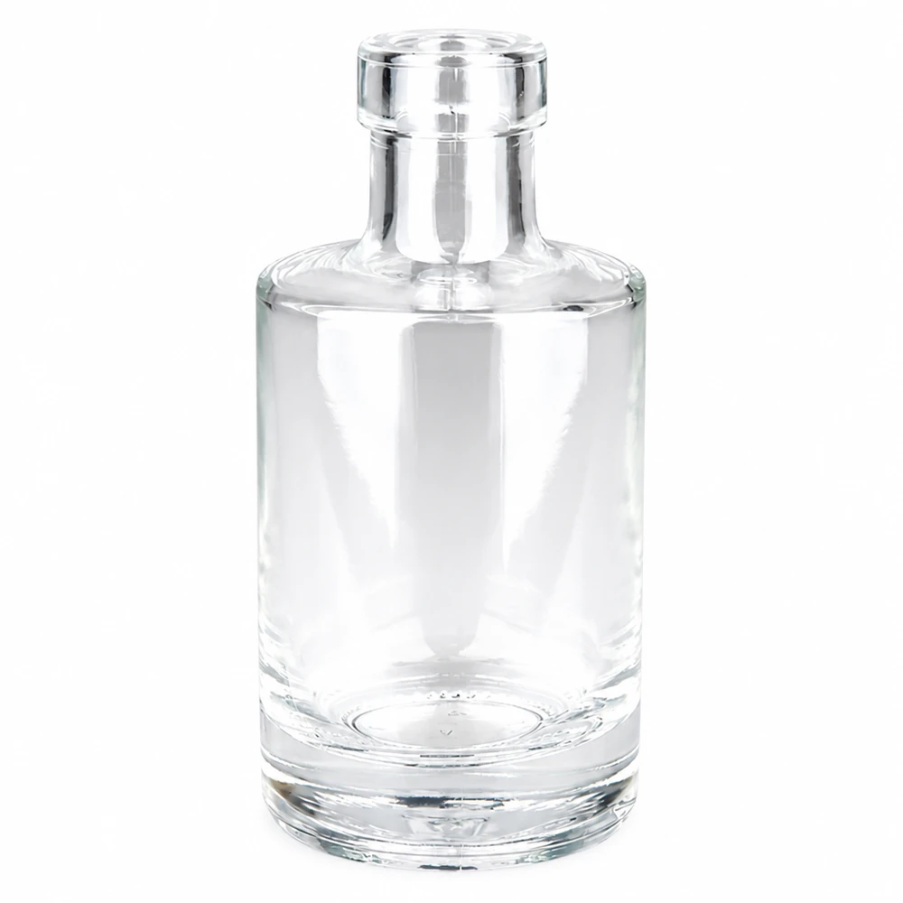 Bottiglia in vetro da 200 ml Marie senza tappo UNiTWIST® Bottiglia di vetro da 200 ml Marie senza tappo UNiTWIST trasparente vuota su sfondo bianco Product photo