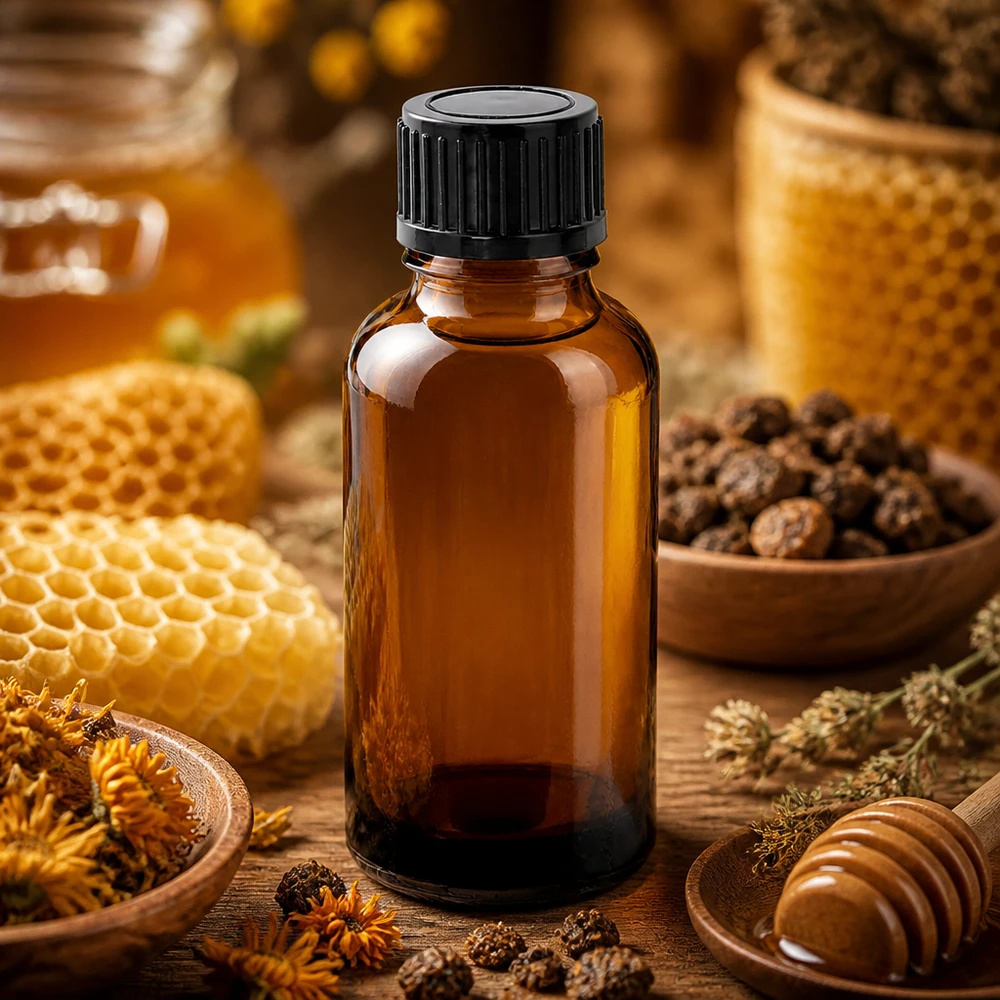 Bottiglia da 30ml 11mm SV nero STD BrownLine UT18/30 Pratico flacone in vetro da 30 ml con collo stretto da 11 mm per un rilascio controllato dei principi attivi.
