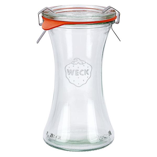 Vaso per conserve da 200 ml completo WECK RR60