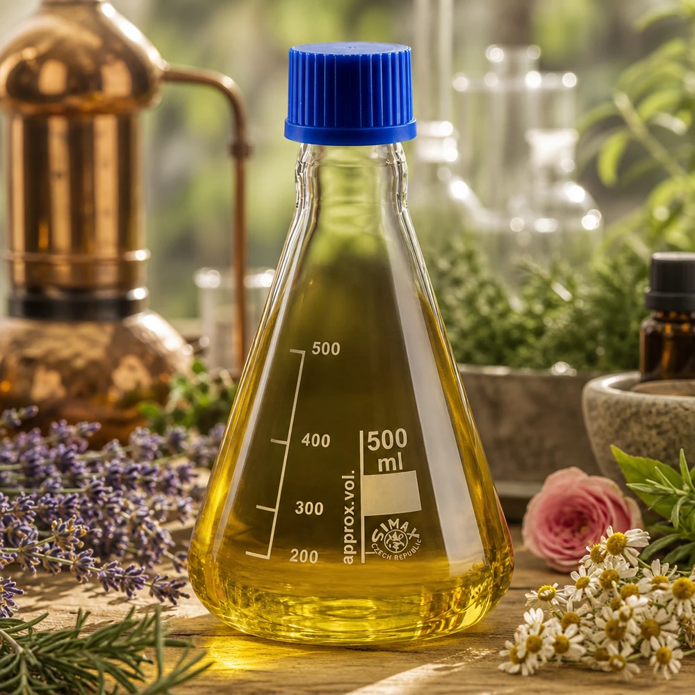 Beuta da 500ml con tappo a vite Matraccio di Erlenmeyer 500ml attrezzatura professionale da laboratorio per la ricerca e l'analisi