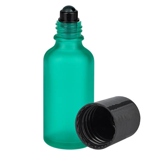 Flacone roll-on da 50 ml nero STD GreenLine UT18/50