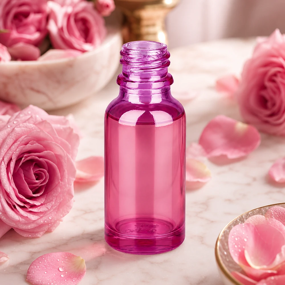 Bottiglia da farmacia da 20 ml PurpleLine UT18/20 UNiTWIST Pratico flacone da farmacia da 20 ml PurpleLine in vetro viola UT18 20 UNiTWIST per sieri e tinture