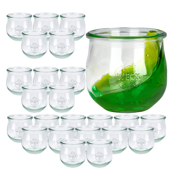 Set di 24 vasetti Weck da 370 ml per tulipani