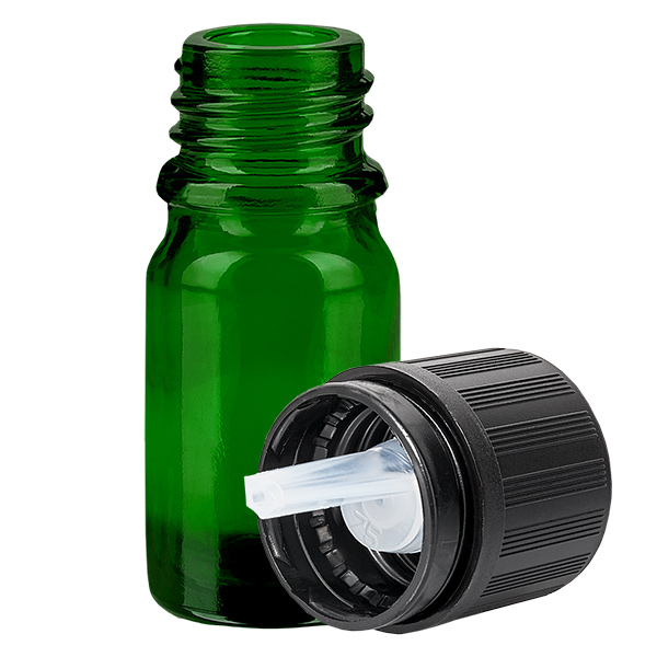 Flacone contagocce da 5 ml 1mm s. OV KiSi Bli GreenL. UT18/5