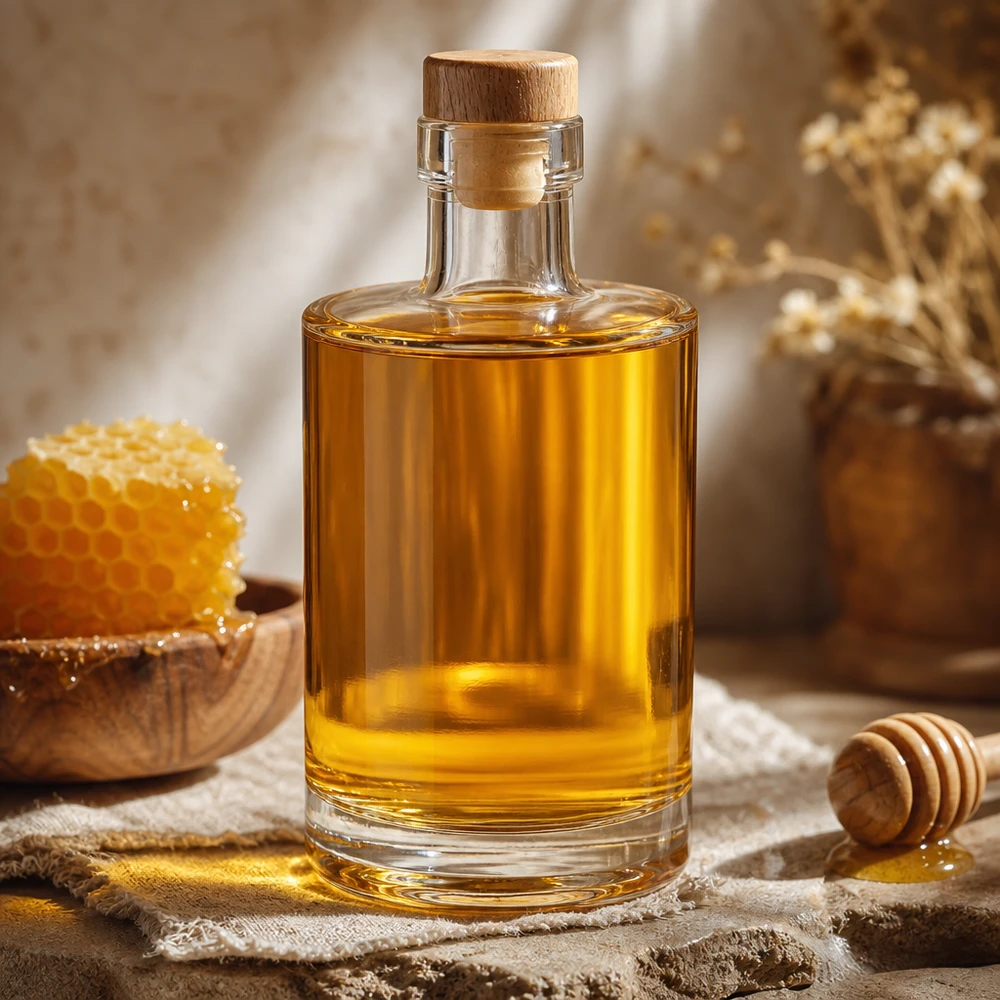 Bottiglia in vetro da 350 ml Galileo con tappo in sughero con impugnatura in legno UNiTWIST® Bottiglia in vetro da 350 ml Galileo con tappo in sughero con impugnatura in legno UNiTWIST®