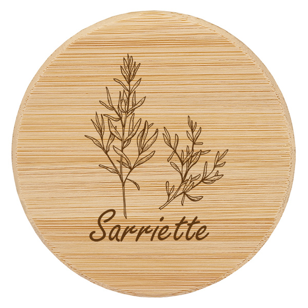 Tappo in legno "sarriette" per WECK RR60 Tappo in legno "sarriette" per WECK RR60