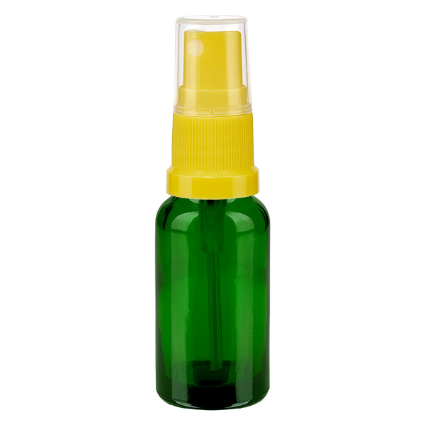 Flacone spray da 20 ml giallo/trasparente STD GreenLine UT18/20