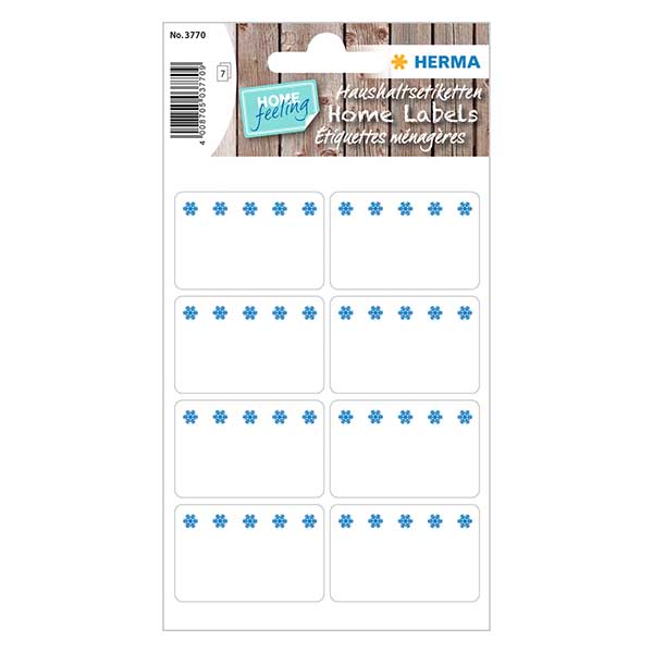 Etichette per congelatore bianche (56 adesivi) 26x40 mm