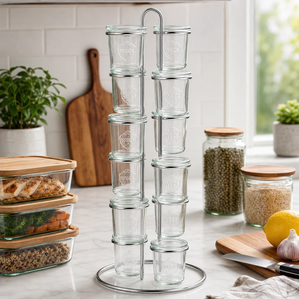 Portabottiglie Vertico12 per 12 tumbler WECK Portabottiglie Vertico12 per 12 tumbler WECK