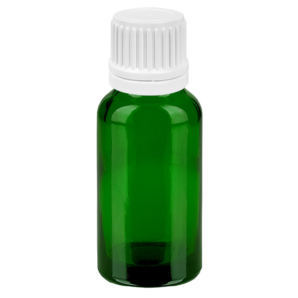 Flacone contagocce da 20 ml 0,7 mm bianco OV GreenLine UT18/20