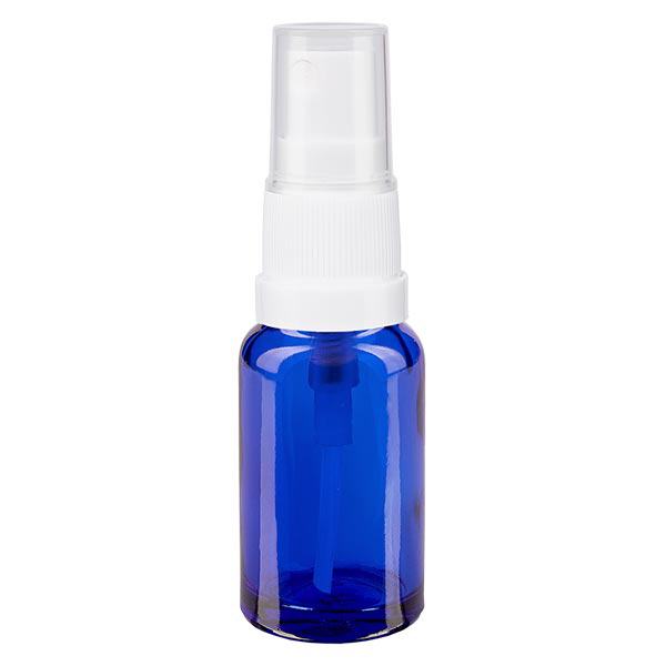 Flacone spray blu da 10ml STD bianco/trasparente apoGlas Flacone spray blu da 10ml STD bianco/trasparente apoGlas