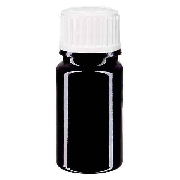 Flacone farmacia viola 5ml contagocce bianco 0,8mm pz. Flacone farmacia viola 5ml contagocce bianco 0,8mm pz.
