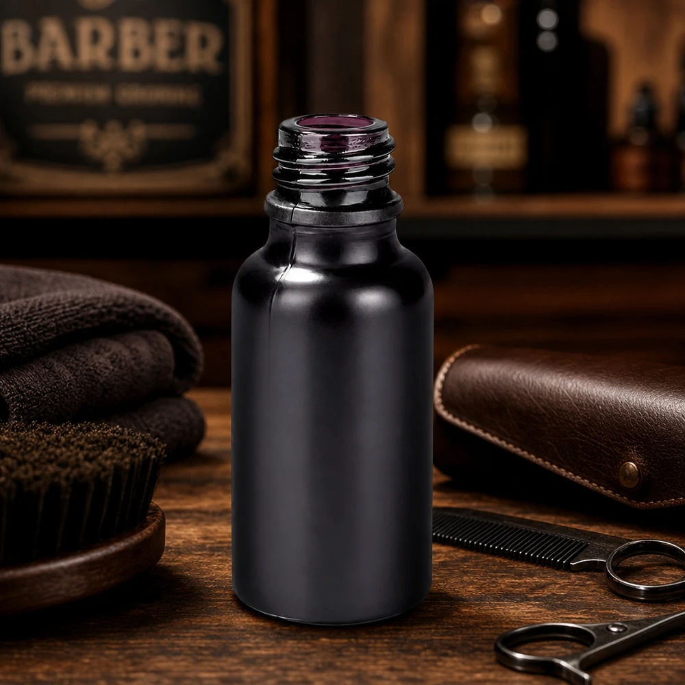 Flacone da 20 ml per farmacia BlackLine UT18/20 UNiTWIST Bottiglia professionale BlackLine da 20 ml per oli per barba e prodotti per la cura della barba di alta qualità