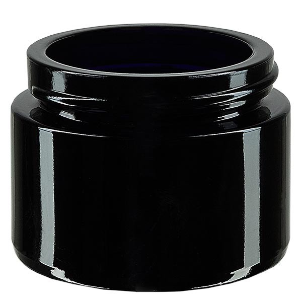 Vasetto cosmetico "Ceres" da 50 ml in vetro viola Miron